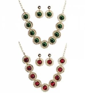 Karneval Schmuck Set Renaissance Farbwahl