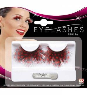 Widmann Karneval Wimpern Marienkäfer