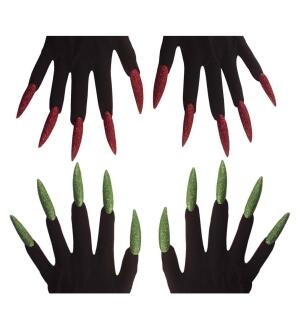 Karneval Halloween Handschuhe mit Horrornägeln