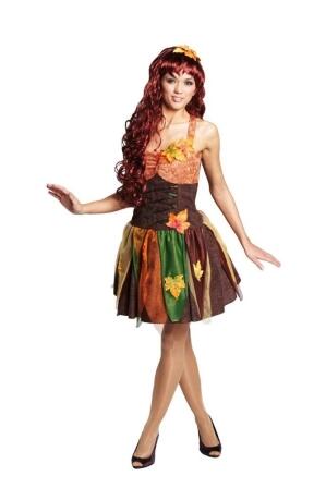 Karneval Damen Kostüm Sexy Herbstfee