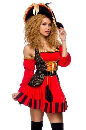 Karneval Damen Kostüm Piratin Esme