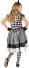 Karneval Halloween Mädchen Kostüm Retro Clown