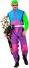 Karneval Herren Kostüm Overall Snowboarder