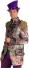 Thetru Karneval Herren Kostüm Jacke Frack Carnevale Fiesta lila