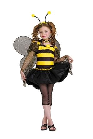 Karneval Mädchen Tween Kostüm Biene Sweet Bee