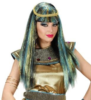Karneval Damen Perücke Cleopatra New Age