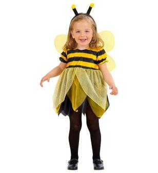 Karneval Mädchen Kostüm Mini Biene