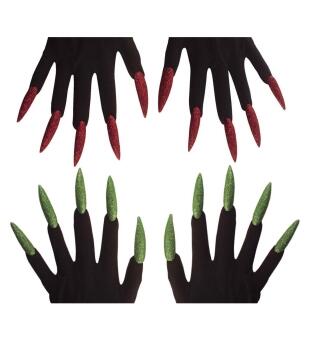 Karneval Halloween Handschuhe mit Horrornägeln