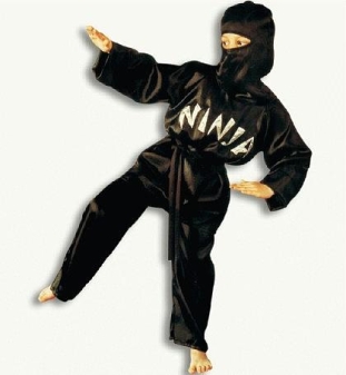 Karneval Jungen Kostüm Ninja Kämpfer