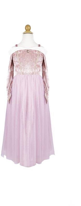 Karneval Mädchen Kostüm Prinzessin samtiges Dornröschen