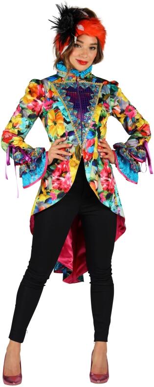 Thetru Karneval Damen Kostüm Jacke Flower Star