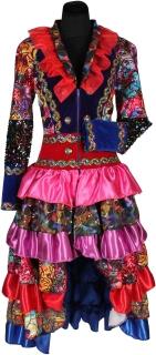 Thetru Karneval Damen Kostüm Jacke Fiesta Carnavale
