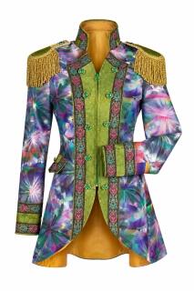 Thetru Karneval Damen Kostüm Jacke Party Blumen