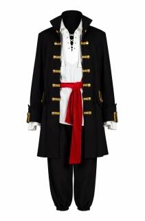 Thetru Karneval Herren Kostüm Pirat Captain Redbeard