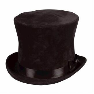Thetru Karneval Halloween Zylinder Flair schwarz