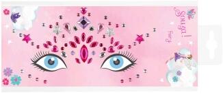 Souza Karneval Gesicht Sticker Fee pink
