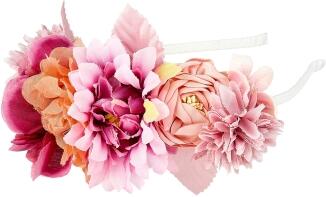 Souza Karneval Mädchen Haarreif Blumen Olivia