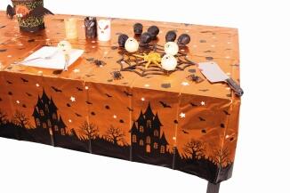 Halloween Dekoration Tischdecke Fledermäuse