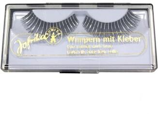 Jofrika Karneval Glitter Wimpern silber