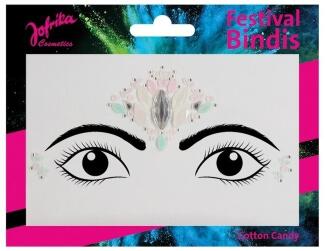 Festival Jewel-Sticker Gesicht Cotton Candy