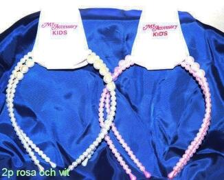 Karneval Perlen Diadem Set Kinder Farbwahl