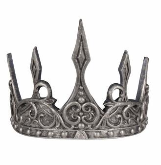 Thetru Karneval Krone König silber