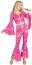 Karneval Damen Kost&uuml;m 70er Disco Jumpsuit pink