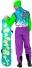 Karneval Herren Kostüm Overall Snowboarder