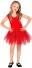 Widmann Kinder Tutu Glitzer rot