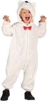 Thetru Karneval Kinder Kostüm Overall Plüsch Eisbär