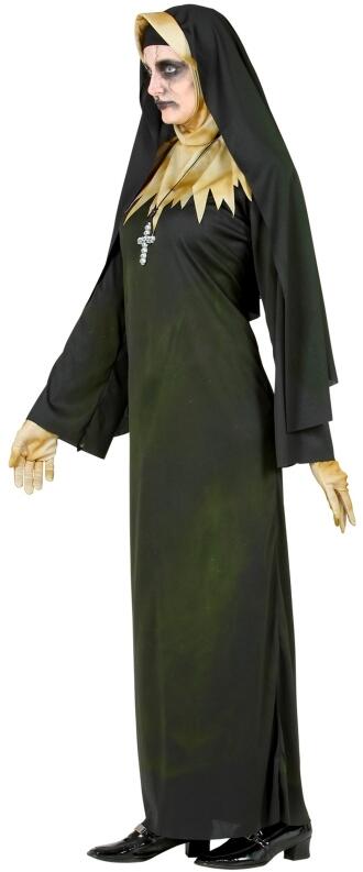 Karneval Halloween Damen Kostüm Dämonische Nonne