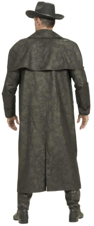 Karneval Herren Kostüm Cowboy Duster Mantel