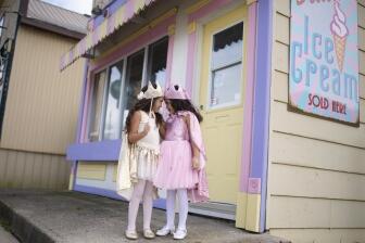 Karneval Mädchen Kostüm Fee Schmetterling rosa