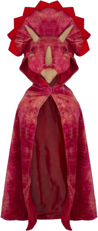 Karneval Halloween Kinder Cape Dino Triceratops rot