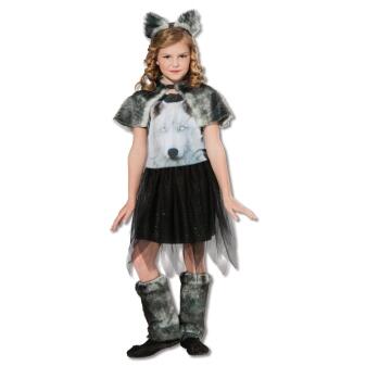 Karneval Halloween Mädchen Kostüm Twilight Wolf