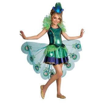 Karneval Mädchen Kostüm Pfau