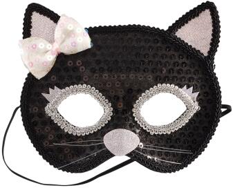 Souza Halloween Karneval Kinder Maske schwarze Katze