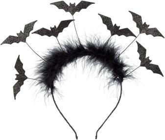 Souza Halloween Karneval Mädchen Haarreif Fledermaus schwarz