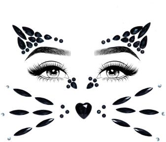 Leg Avenue Jewel-Sticker Gesicht Tier