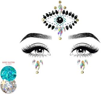 Leg Avenue Jewel-Sticker Gesicht Divinity