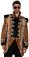 Thetru Karneval Herren Kost&uuml;m Jacke Frack Panther King Leo