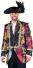Thetru Karneval Herren Kostüm Jacke Frack Global Paint
