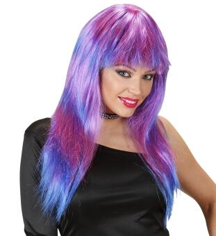 Karneval Damen Perücke 80er Disco Frisco