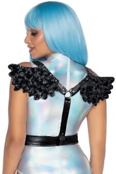 Leg Avenue Karneval Halloween Body Harness mit Flügeln