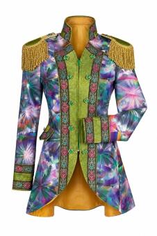 Thetru Karneval Damen Kostüm Jacke Party Blumen