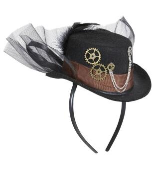 Karneval Steampunk Mini Zylinder