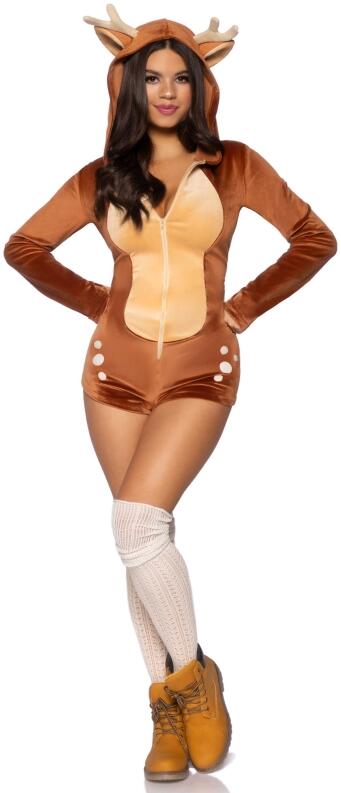 Leg Avenue Karneval Damen Kostüm Samtiges Reh