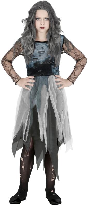 Karneval Halloween Mädchen Kostüm Ghostly Spirit schwarz