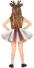 Karneval Mädchen Kostüm Set Reh