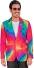 Party Jackett Batik neon Tie-Dye bunt
